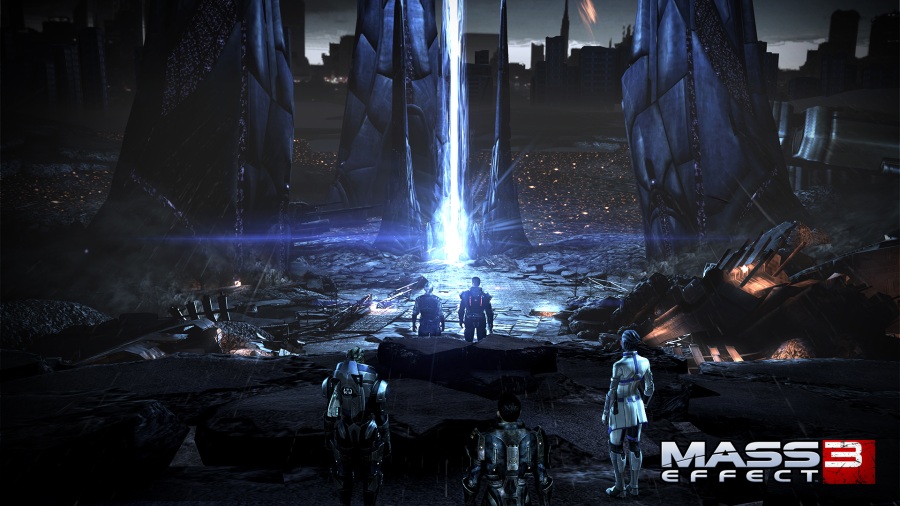Shepard and the team preparing for the end.