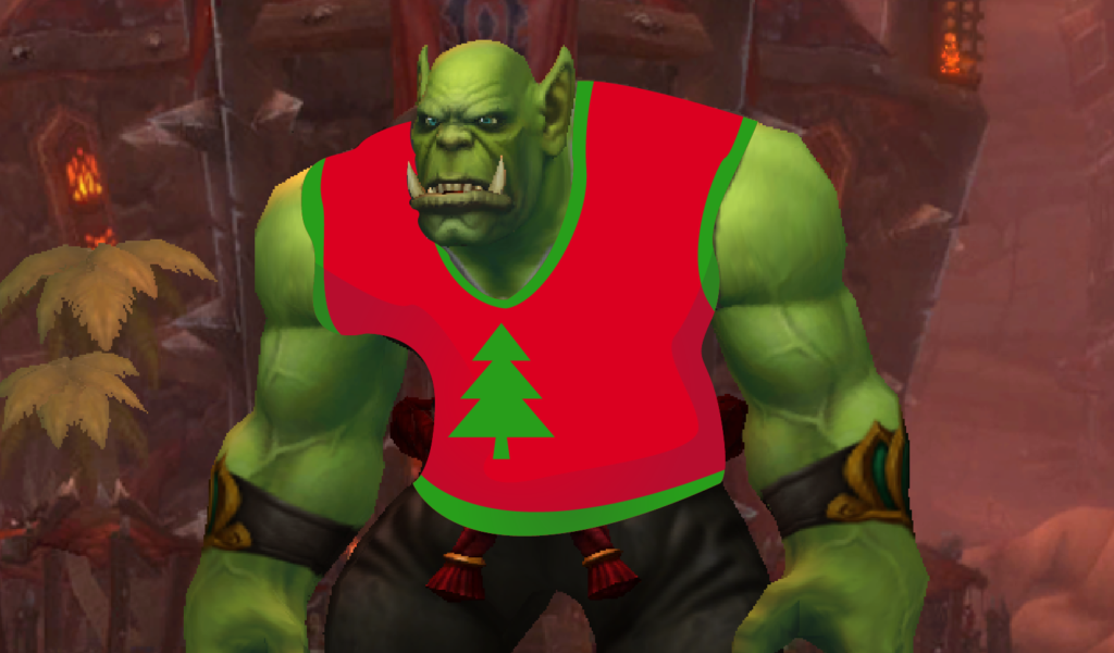 Orc in a Christmas Sweater